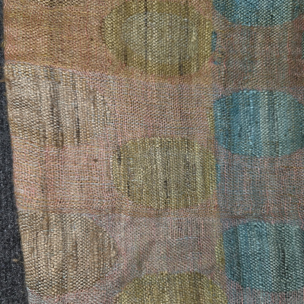 Crate and Barrel Sutro Throw Pillow Cover Linen Silk Cotton 22x15 in Multicolor - Picture 4 of 7